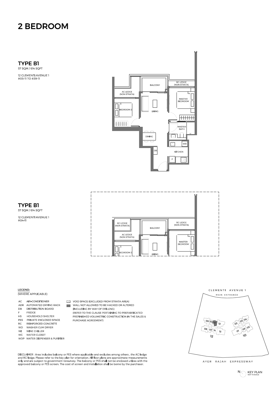 Elta 1 Bedroom Floor Plan 2