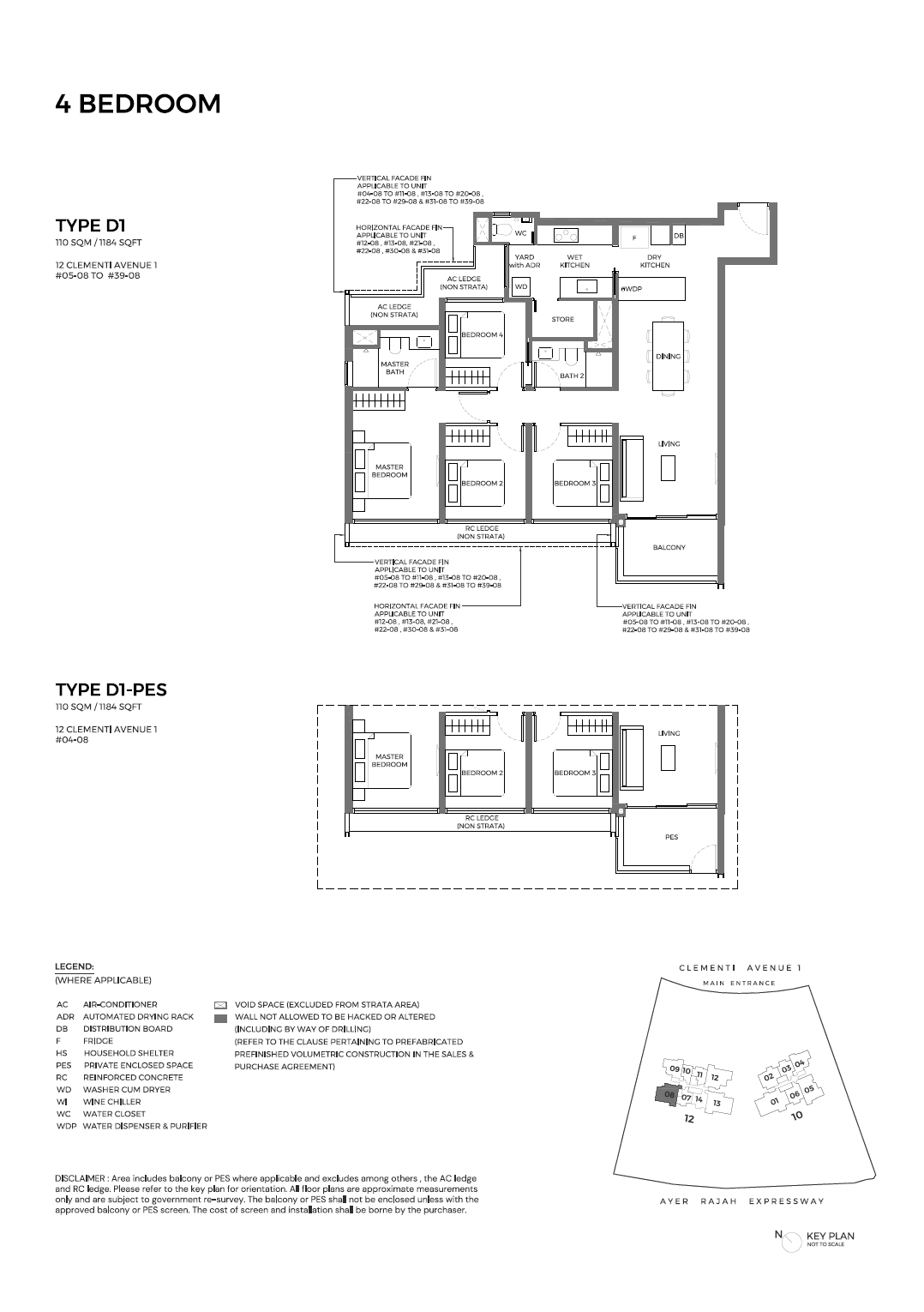 Elta 1 Bedroom Floor Plan 5