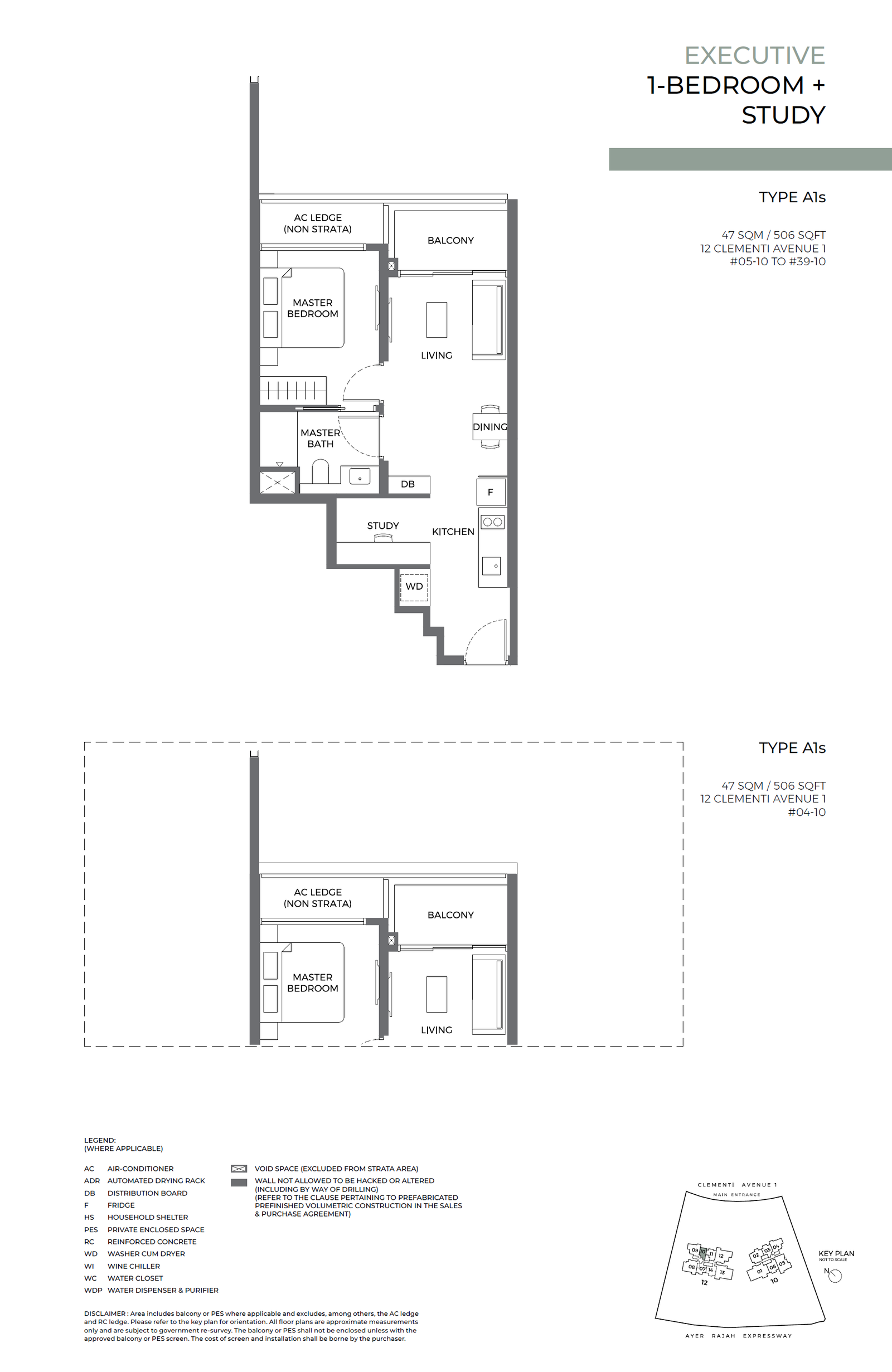 Elta 1 Bedroom Floor Plan 7